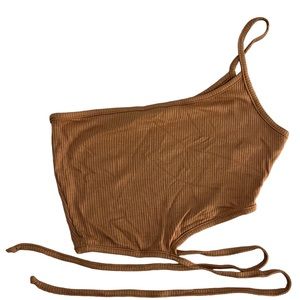 Blanc de blanc wrap string top